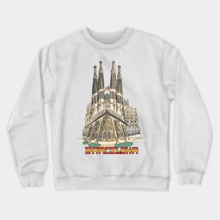 Barcelona Sagrada Familia Crewneck Sweatshirt